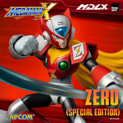 Preventa Figura MDLX Zero (SPECIAL EDITION) - Mega Man X / Rockman X marca Threezero 3Z1093 escala 1/12