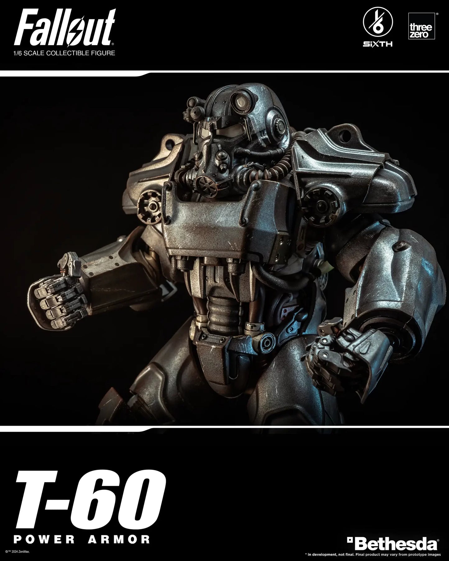 Preventa Figura T-60 Power Armor - FALLOUT marca Threezero 3Z0856 escala 1/6