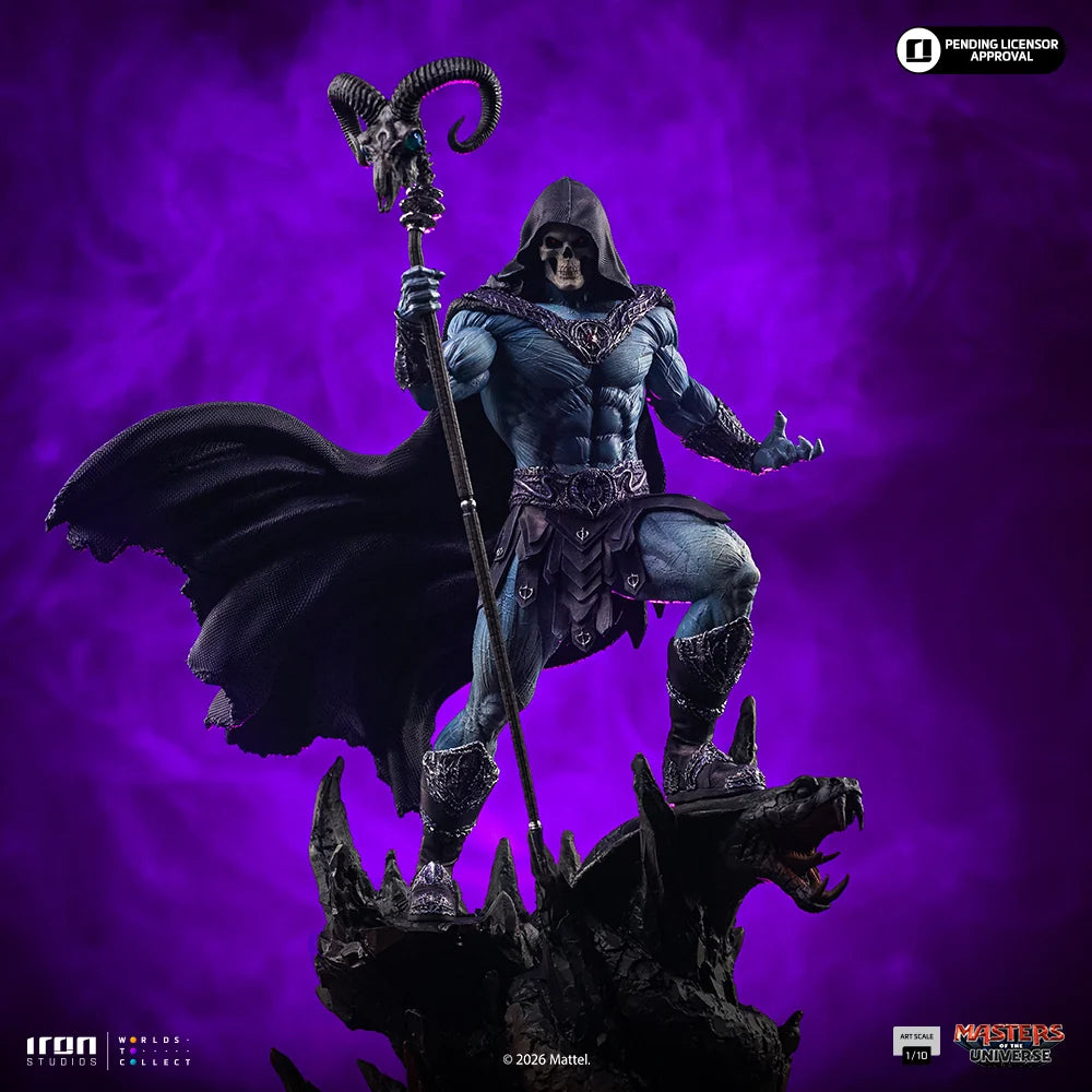 Preventa Estatua Skeletor - Masters of the Universe (2026) marca Iron Studios escala de arte 1/10
