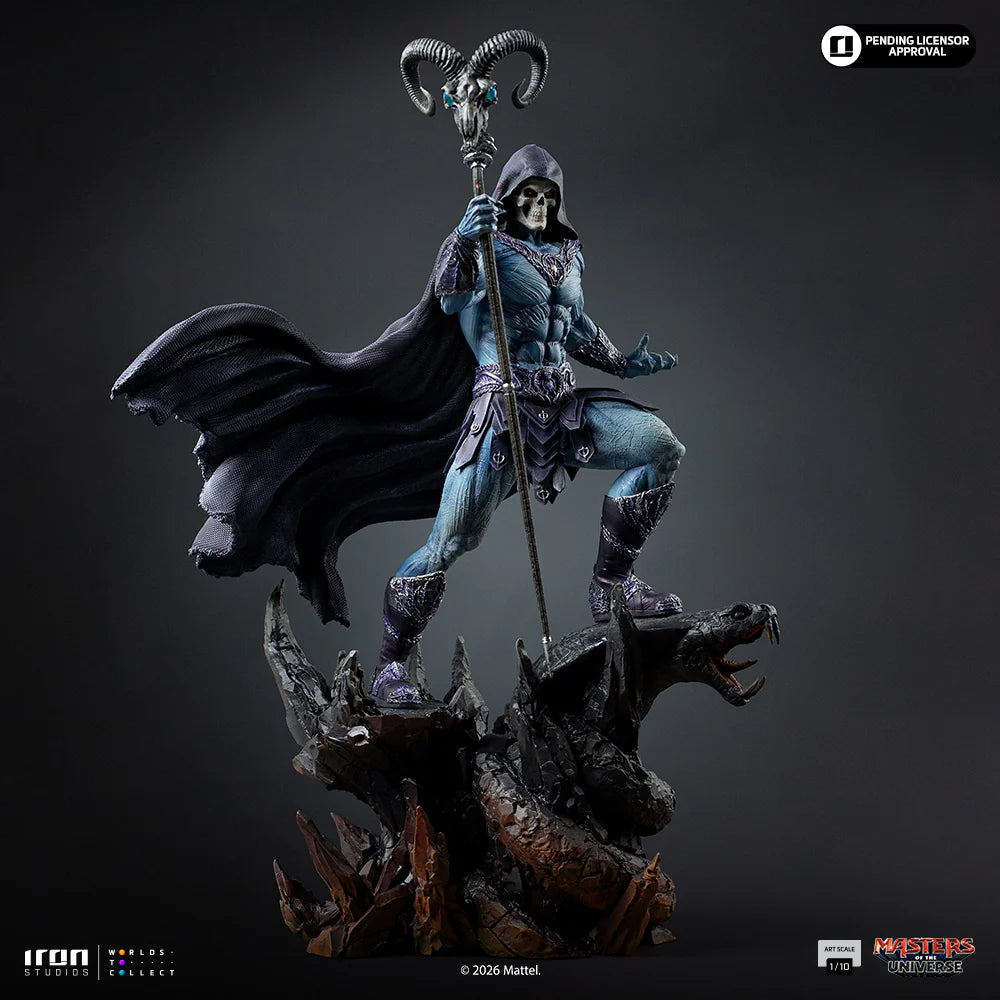 Preventa Estatua Skeletor - Masters of the Universe (2026) marca Iron Studios escala de arte 1/10