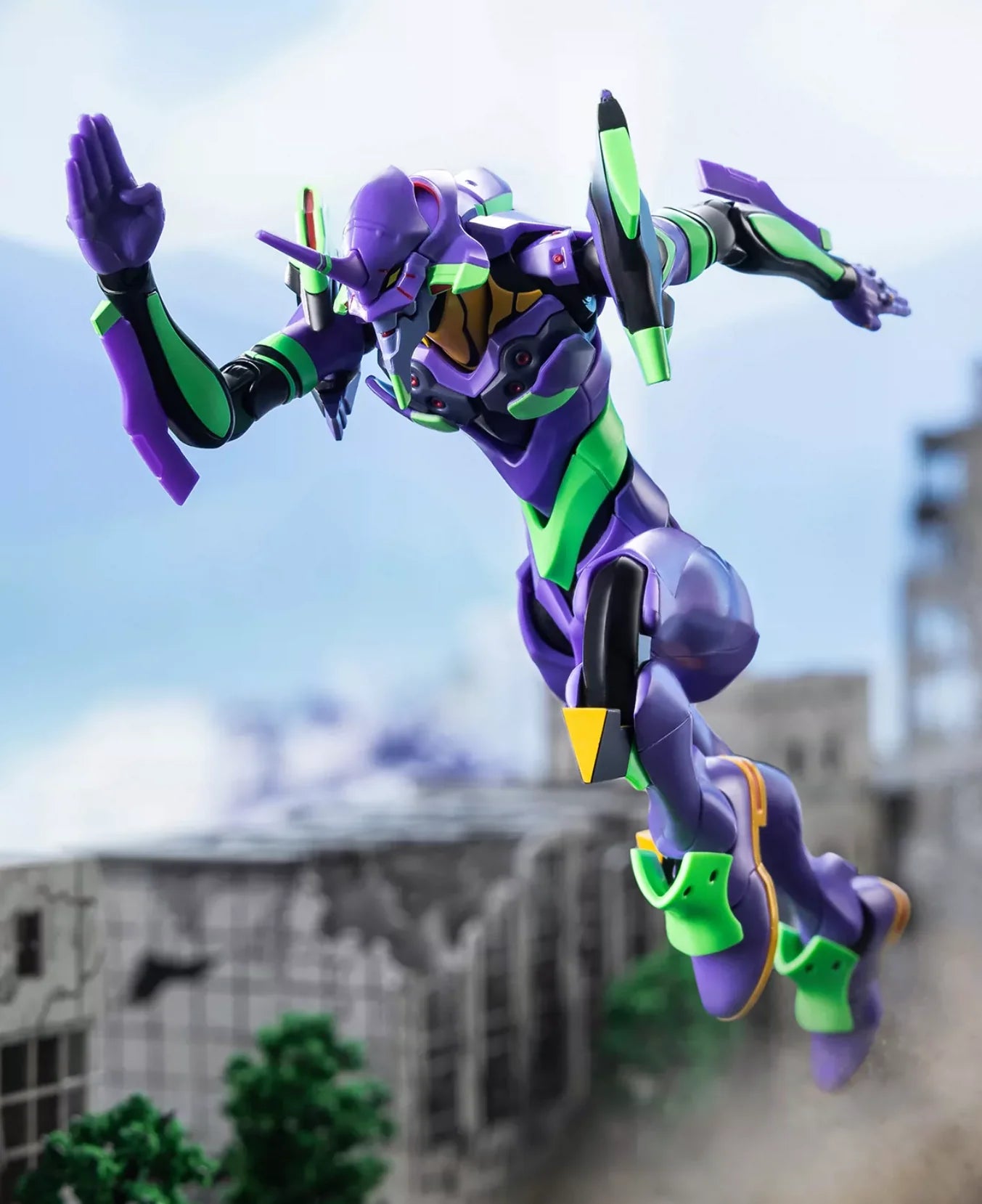 Preventa Figura EVA Unit-01 (DIECAST) - Evangelion marca POP MART - Gong Studio (16.5 cm)