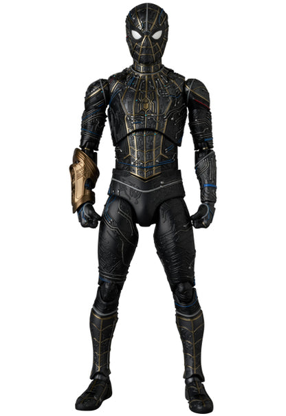 Preventa Figura Spider-Man (Black & Gold Suit)- Spider-Man: No Way Home - MAFEX No. 308 marca Medicom Toy escala 1/12