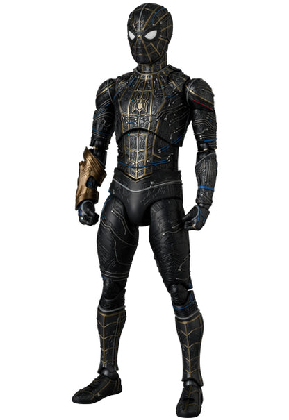 Preventa Figura Spider-Man (Black & Gold Suit)- Spider-Man: No Way Home - MAFEX No. 308 marca Medicom Toy escala 1/12