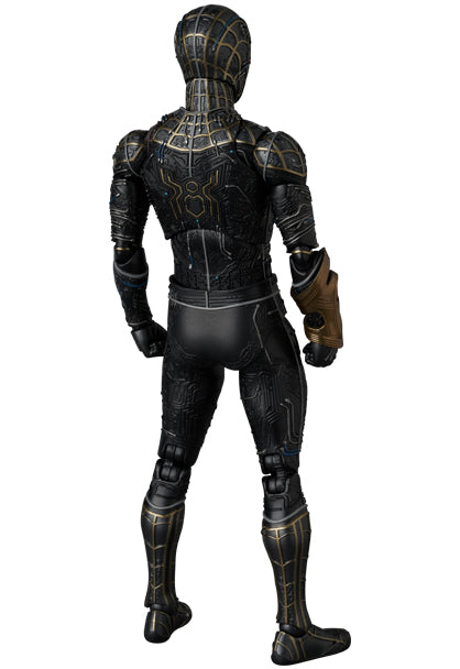 Preventa Figura Spider-Man (Black & Gold Suit)- Spider-Man: No Way Home - MAFEX No. 308 marca Medicom Toy escala 1/12