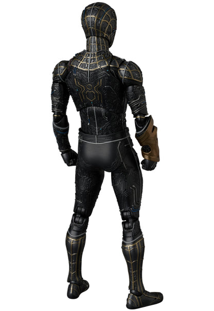 Preventa Figura Spider-Man (Black & Gold Suit)- Spider-Man: No Way Home - MAFEX No. 308 marca Medicom Toy escala 1/12