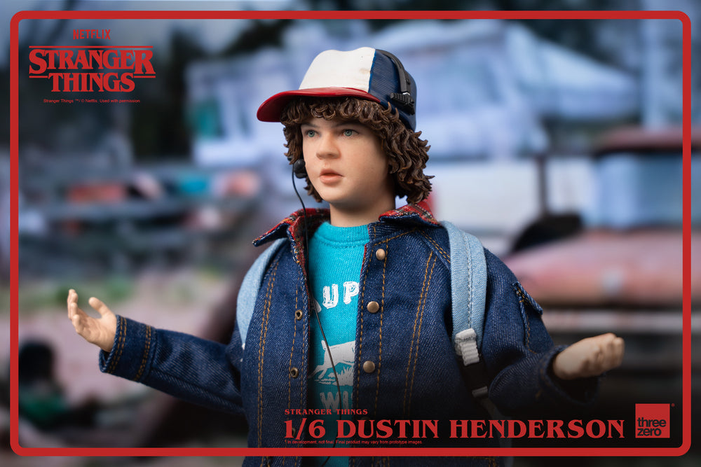Preventa Figura Dustin Henderson - Stranger Things marca Threezero 3Z0280 escala 1/6 (relanzamiento)