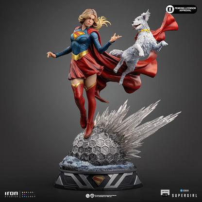 Preventa Estatua Supergirl & Krypto - Supergirl (2026) marca Iron Studios escala de arte 1/10