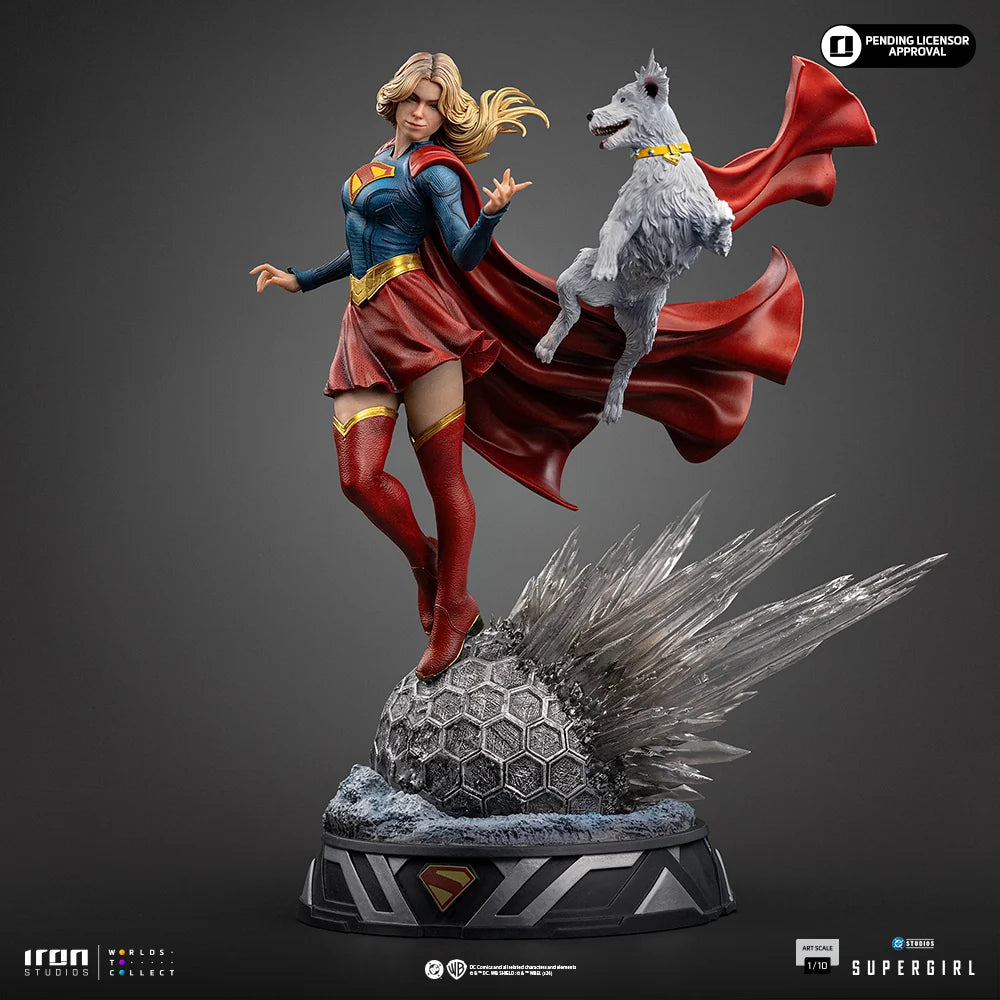 Preventa Estatua Supergirl & Krypto - Supergirl (2026) marca Iron Studios escala de arte 1/10