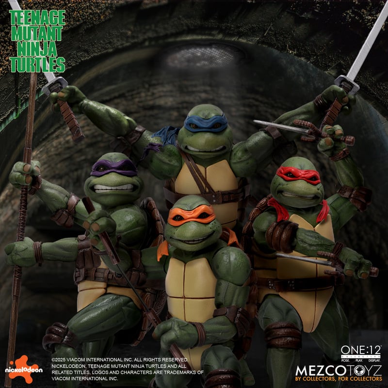 Preventa Figuras Teenage Mutant Ninja Turtles (1990) (Boxed Set) - One:12 Collective marca Mezco Toyz escala 1/12