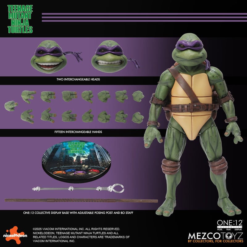 Preventa Figuras Teenage Mutant Ninja Turtles (1990) (Boxed Set) - One:12 Collective marca Mezco Toyz escala 1/12
