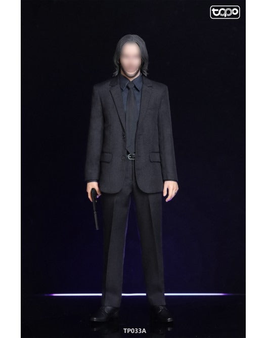 Preventa Set de Traje negro con cuerpo (5 versiones) marca Topo TP033 escala 1/6