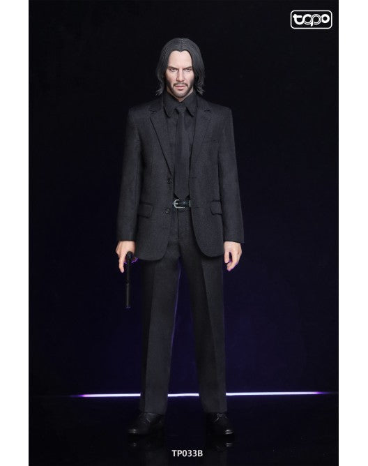 Preventa Set de Traje negro con cuerpo (5 versiones) marca Topo TP033 escala 1/6
