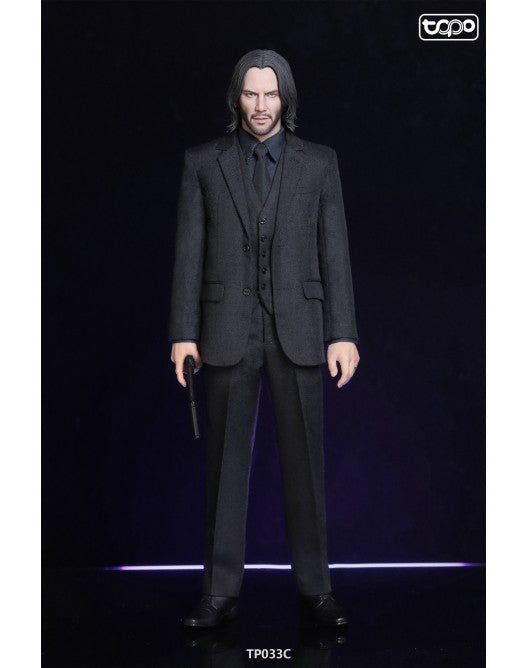 Preventa Set de Traje negro con cuerpo (5 versiones) marca Topo TP033 escala 1/6