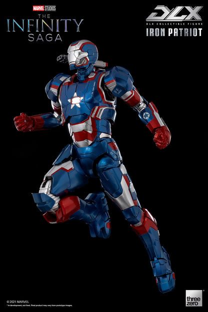 Pedido Figura DLX Iron Patriot - Avengers: Infinity Saga marca Threezero 3Z0257 escala pequeña 1/12