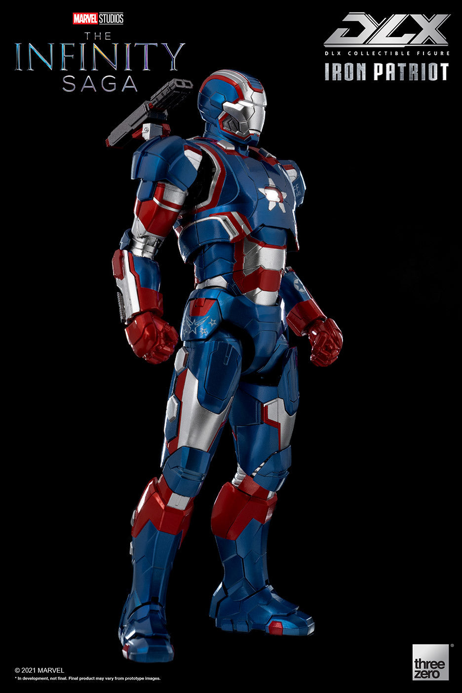 Pedido Figura DLX Iron Patriot - Avengers: Infinity Saga marca Threezero 3Z0257 escala pequeña 1/12