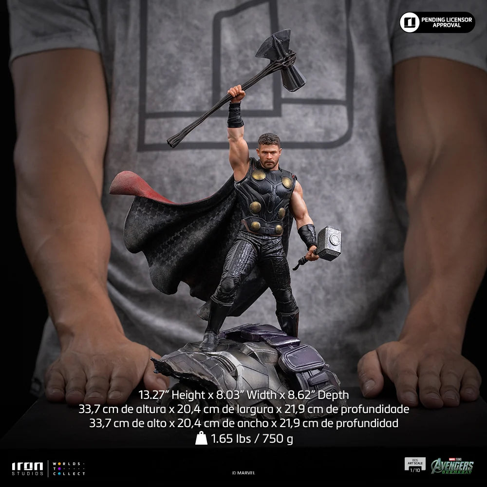 Preventa Estatua Thor - Avengers: Doomsday marca Iron Studios escala de arte 1/10
