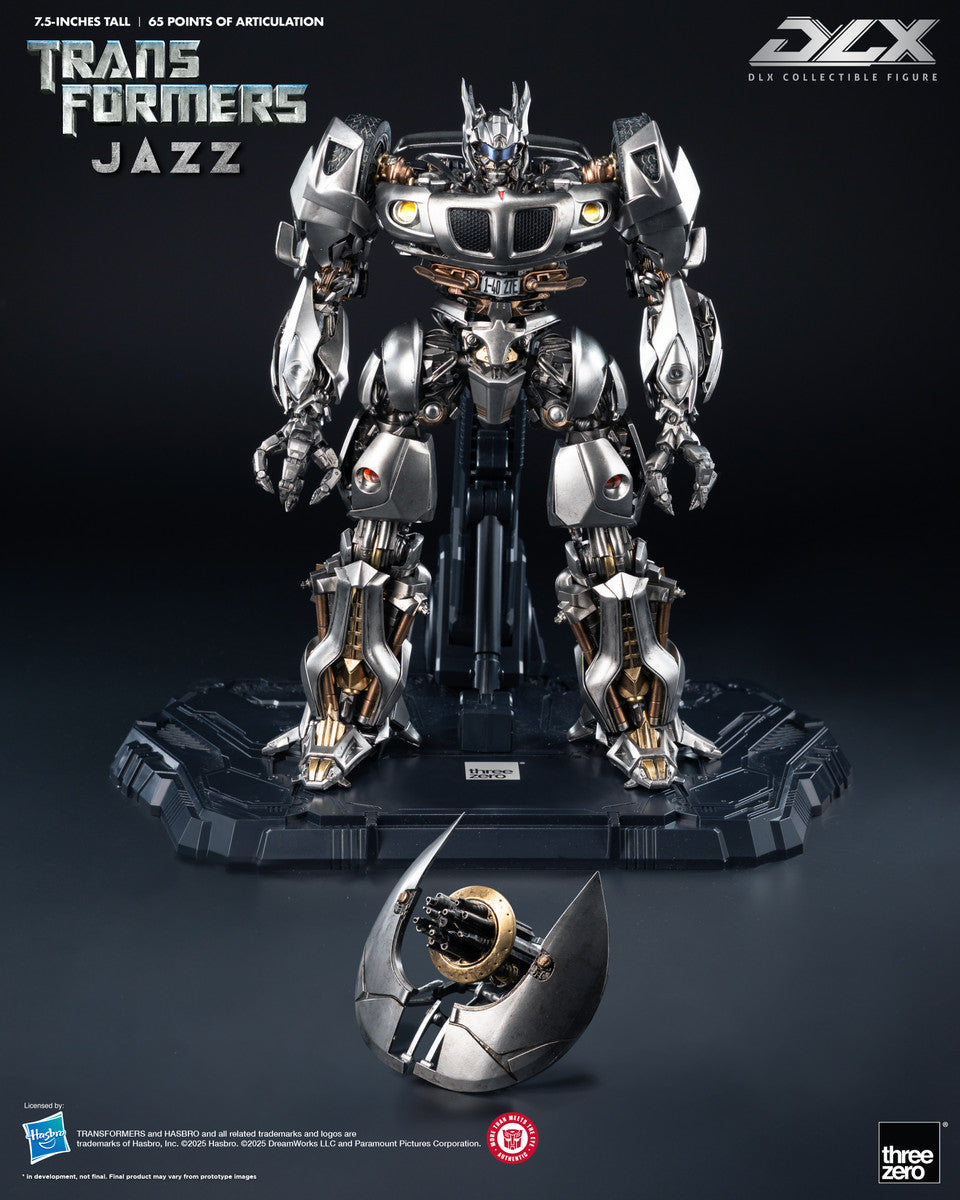 Preventa Figura DLX Jazz - Transformers marca Threezero 3Z0900 (19 cm)