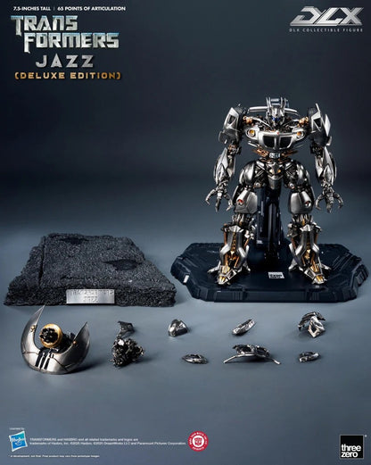 Preventa Figura DLX Jazz (Deluxe version) - Transformers marca Threezero 3Z1046 (19 cm)