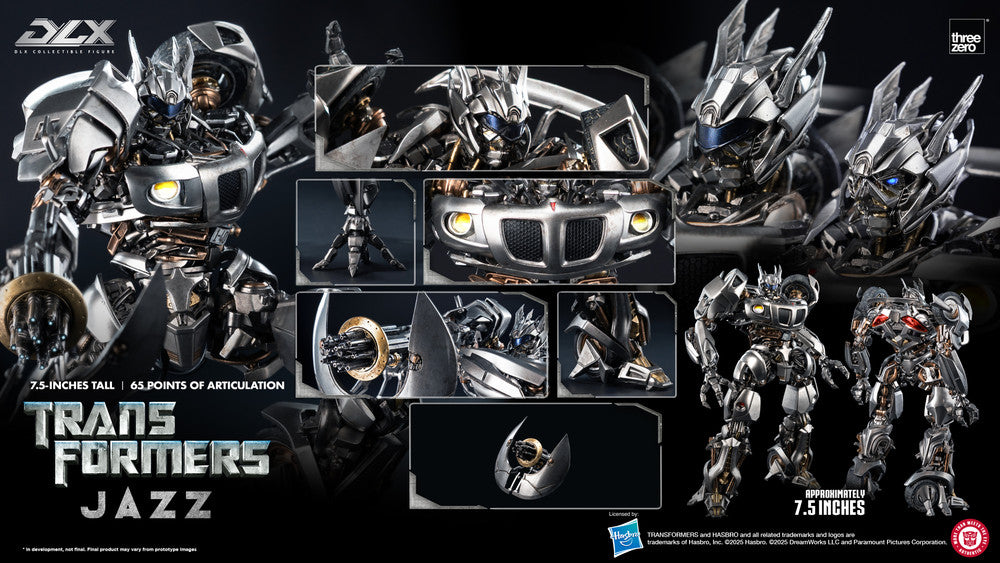 Preventa Figura DLX Jazz - Transformers marca Threezero 3Z0900 (19 cm)