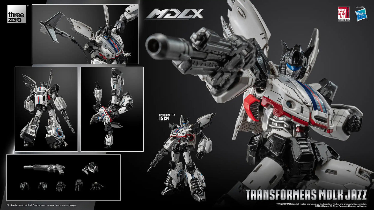 Preventa Figura MDLX JAZZ - Transformers marca Threezero 3Z0338 (15 cm)