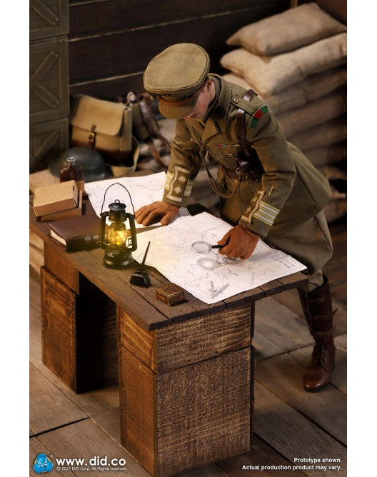 Pedido Base Diorama WW1 War Desk / Escritorio de Guerra marca DID E60062 escala 1/6