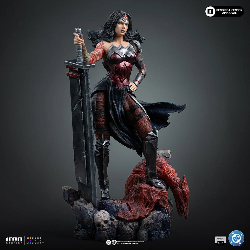 Preventa Estatua Absolute Wonder Woman - DC Comics marca Iron Studios escala de arte 1/10