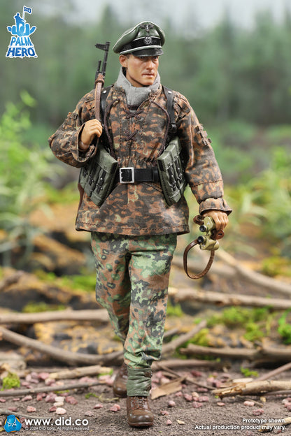 Pedido Figura Lieutenant Rainer - WWII German 12th Panzer Division Infantry - Palm Hero Series marca DID XD80024 escala pequeña 1/12