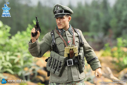 Pedido Figura Lieutenant Rainer - WWII German 12th Panzer Division Infantry - Palm Hero Series marca DID XD80024 escala pequeña 1/12