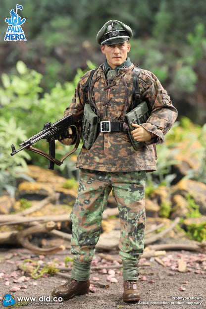 Pedido Figura Lieutenant Rainer - WWII German 12th Panzer Division Infantry - Palm Hero Series marca DID XD80024 escala pequeña 1/12