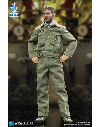 Preventa Figura Lehmann - WWII German U-Boat Commander - Palm Hero Series marca DID XD80026 escala pequeña 1/12