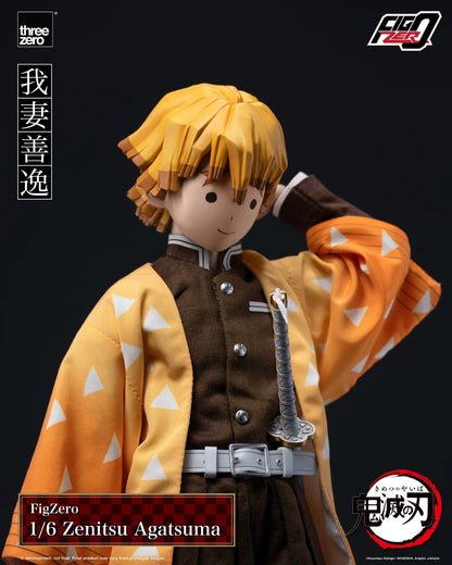 Preventa Figura Zenitsu Agatsuma - Demon Slayer: Kimetsu no Yaiba - FigZero marca Threezero 3Z0699 escala 1/6