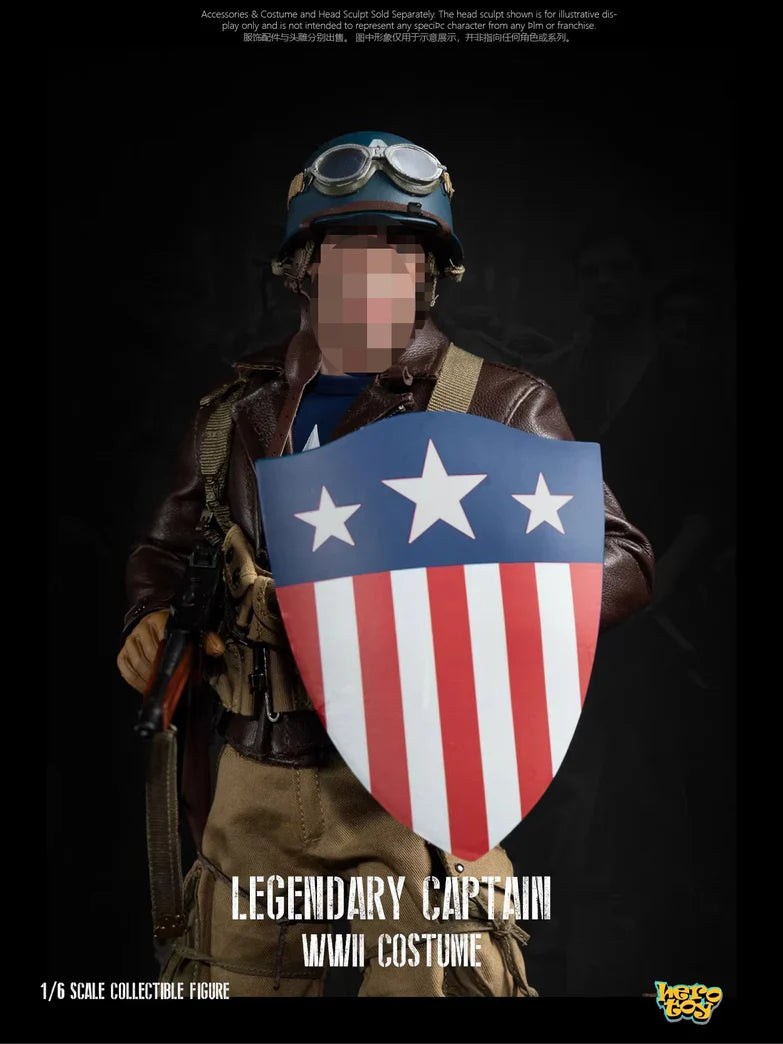 Preventa Set Legendary Captain WWII (Special Version) marca Facepool FPAC003B escala 1/6