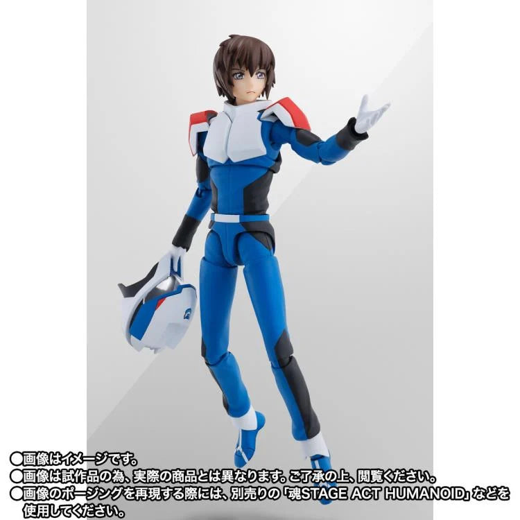 Preventa Figura Kira Yamato (Compass Pilot Suit version) - Mobile Suit Gundam - S.H.Figuarts marca Bandai Spirits escala pequeña 1/12