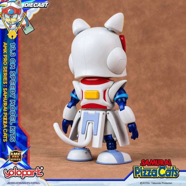 Preventa Figura Speedy (set doble) (Diecast)- Samurai Pizza Cats - AMK PRO Series - Model Kit marca Yolopark