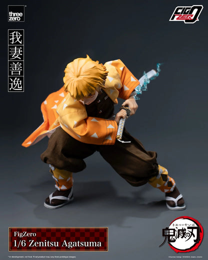 Preventa Figura Zenitsu Agatsuma - Demon Slayer: Kimetsu no Yaiba - FigZero marca Threezero 3Z0699 escala 1/6