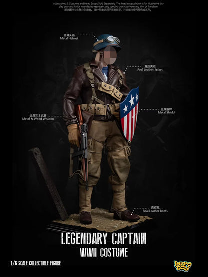 Preventa Set Legendary Captain WWII (Special Version) marca Facepool FPAC003B escala 1/6