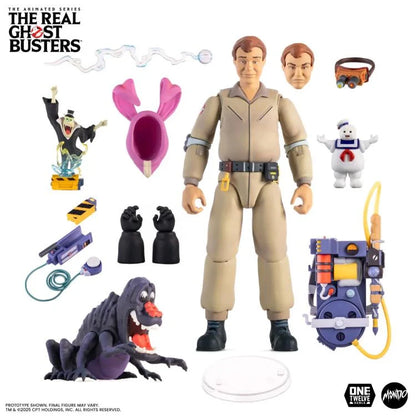 Preventa Figura Ray Stantz - The Real Ghostbusters marca Mondo escala pequeña 1/12