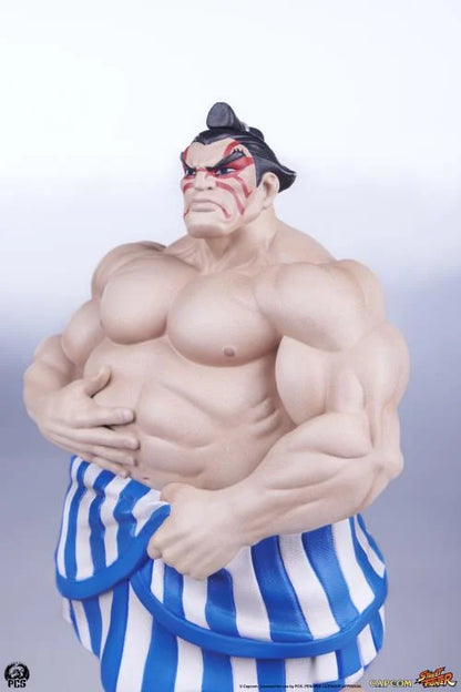 Preventa Set Estatuas Karin y E. Honda - Street Jam - Street Fighter marca PCS Collectibles escala 1/10
