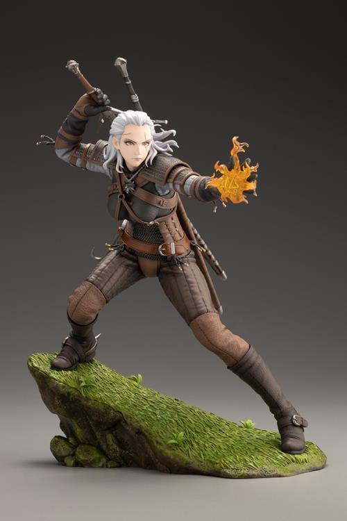 Preventa Estatua Geralt - The Witcher - Bishoujo marca Kotobukiya escala 1/7