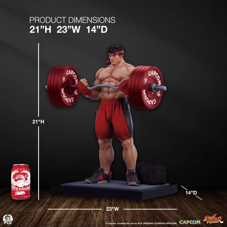 Preventa Estatua Ryu (Powerlifting Classic version) - Street Fighter Premier Series marca PCS Collectibles escala 1/4