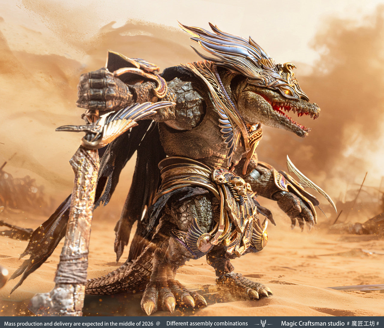 Preventa Figura Egypt Sobek marca Magic Craftman Studio escala 1/12