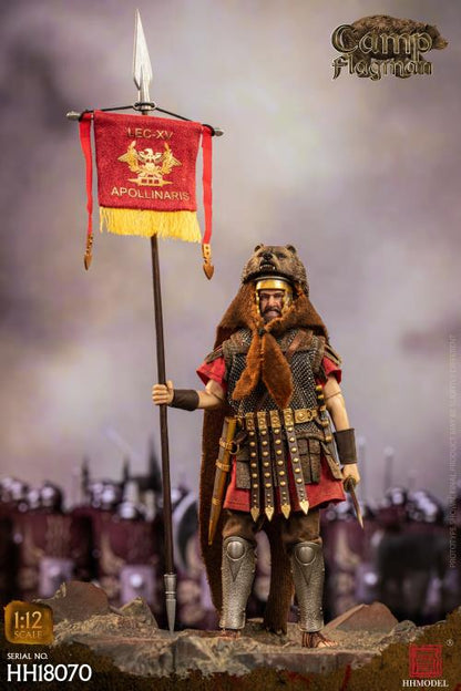 Pedido Figura Rome Camp Flagman - Imperial Legion marca HHModel HH18070 escala pequeña 1/12