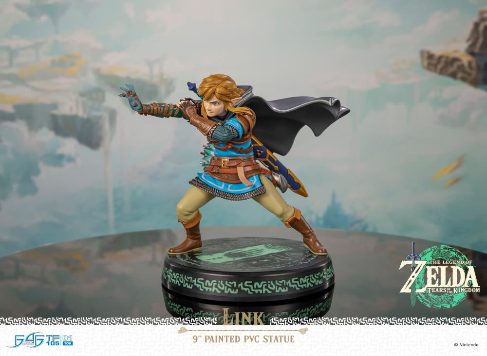 Pedido Estatua LINK - The Legend of Zelda: Tears of the Kingdom marca First 4 Figures (23 cm)