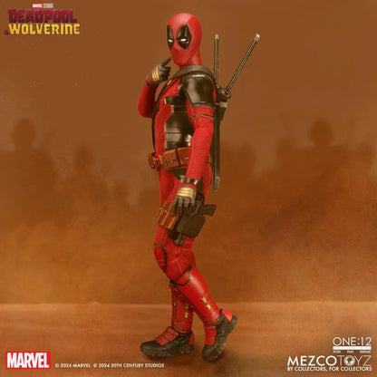 Pedido Figura Deadpool (Deluxe Edition) - Deadpool & Wolverine - One:12 Collective marca Mezco Toyz 76213 escala pequeña 1/12