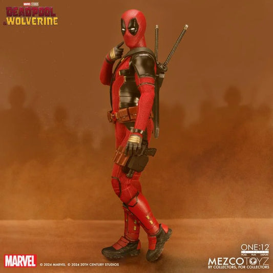 Pedido Figura Deadpool (Deluxe Edition) - Deadpool & Wolverine - One:12 Collective marca Mezco Toyz 76213 escala pequeña 1/12