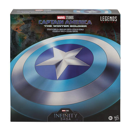 Pedido Prop Replica Captain America's Shield (Stealth version) - Captain America: The Winter Soldier - The Infinity Saga - Marvel Legends marca Hasbro escala real 1/1