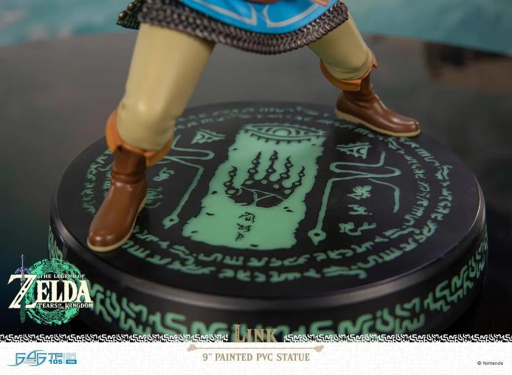 Pedido Estatua LINK - The Legend of Zelda: Tears of the Kingdom marca First 4 Figures (23 cm)