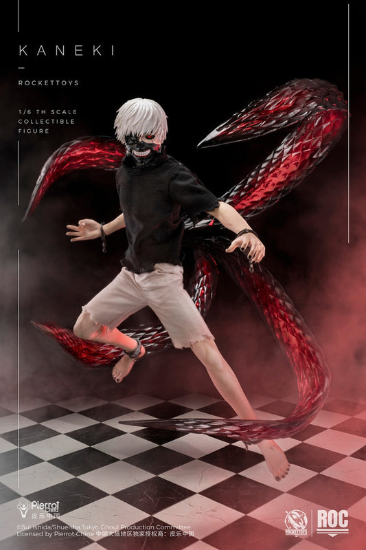 Preventa Figura KANEKI (Awakening Version) - Tokyo Ghoul marca Rocket Toys ROC-024 escala 1/6
