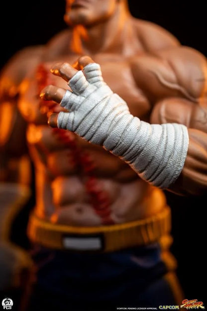 Preventa Set Estatuas Sagat y Juli - Street Jam - Street Fighter marca PCS Collectibles escala 1/10