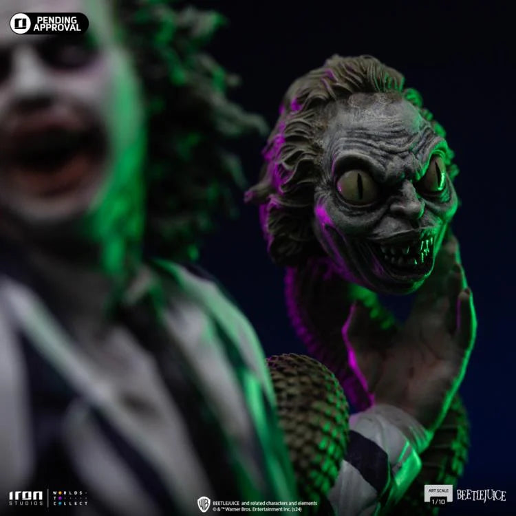 Preventa Estatua Beetlejuice (Deluxe) - Beetlejuice Beetlejuice (2024) - Limited Edition marca Iron Studios escala de arte 1/10